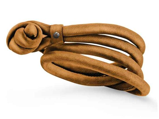 Ole Lynggaard | Silk bracelet - Camel