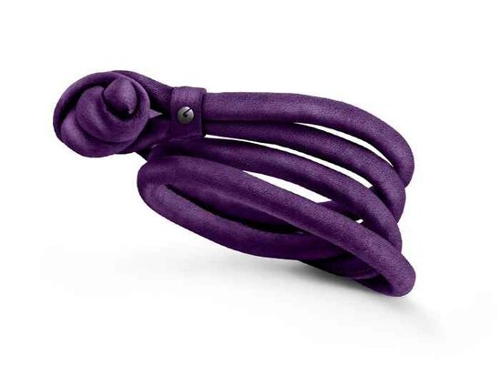Ole Lynggaard | Silk bracelet - Purple