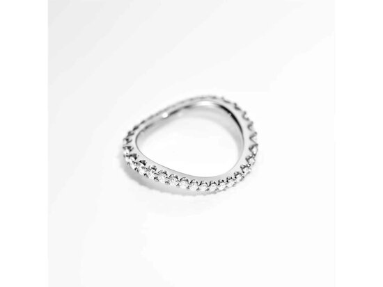 Ole Lynggaard | Love band ring wide curved