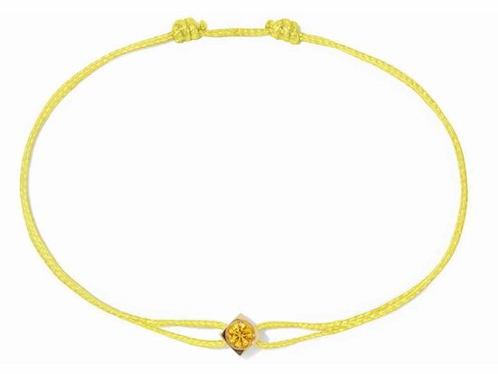 dinh van | Le Cube Saphir cord bracelet