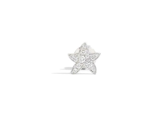 DoDo | Star earstud - White gold & Diamonds