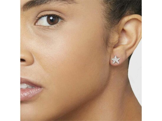 DoDo | Star earstud - White gold & Diamonds