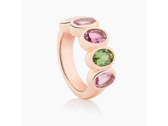 Bron | Sushi ring - Toermalijn mix