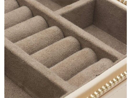 Wolf | Caroline Zip Travel Case - Ivory