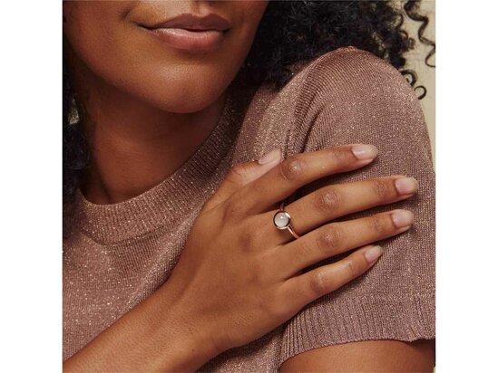 Bron | Sushi ring - Roze kwarts