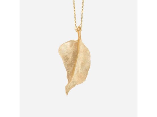 Ole Lynggaard | Leaves round pendant - Large