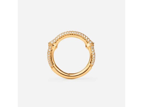 Ole Lynggaard | Nature ring IV pav&eacute;