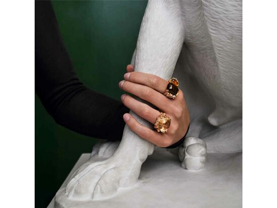 Ole Lynggaard | Boho ring double pav&eacute;