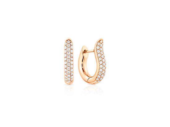 Tamara Comolli | Drop Hoops small Pav&eacute;