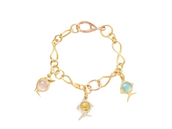 Ole Lynggaard | Young Fish charm - Rutile Quartz