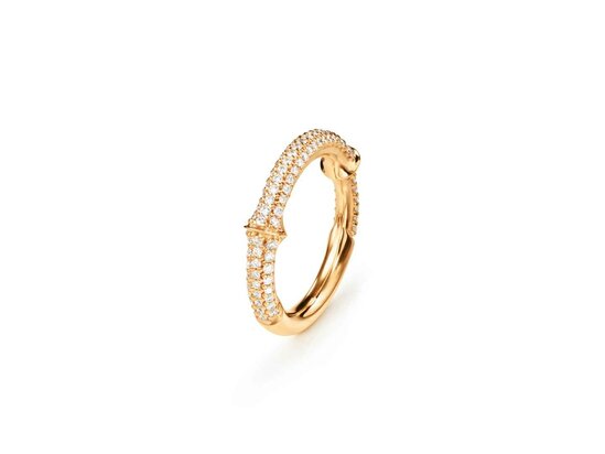 Ole Lynggaard | Nature ring IV - Pav&eacute;