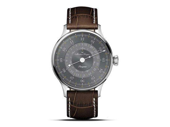 Meistersinger | Pangaea Day Date 365 Gray