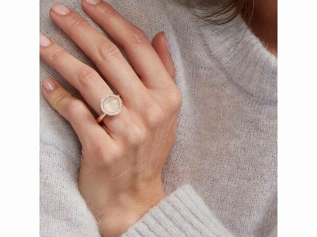 Bron | Sushi ring - White Moonstone