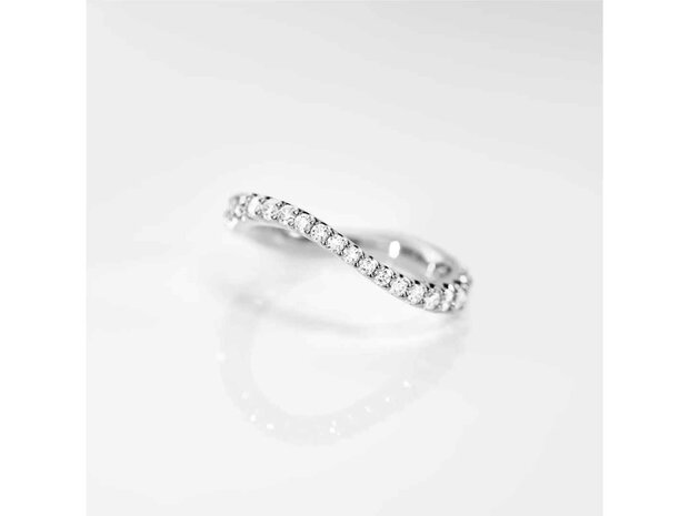 Ole Lynggaard | Love band ring wide curved