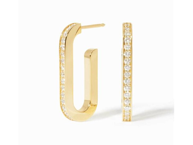 dinh van | Maillon large earrings