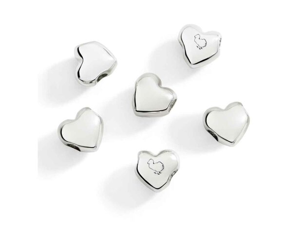DoDo | Silver heart components