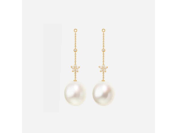 Ole Lynggaard | Shooting Stars pendants - South Sea pearl