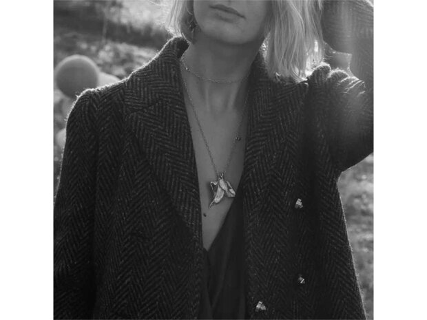 Ole Lynggaard | Leaves round pendant - Large