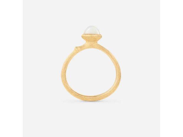 Ole Lynggaard | Lotus ring 0 - White moonstone