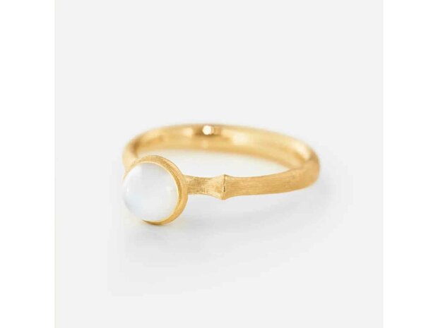 Ole Lynggaard | Lotus ring 0 - White moonstone