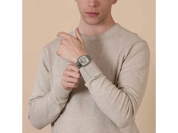 Rado | True Square Automatic Open Heart Sparkling