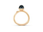 Ole Lynggaard | Lotus ring size 0 - London blue topaz