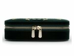 Wolf | Zoe Travel Zip Case - Forest Green