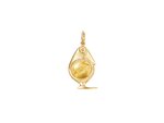 Ole Lynggaard | Bird Family charm - Rutile Quartz