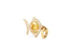 Ole Lynggaard | Young Fish charm - Rutile Quartz