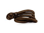 Ole Lynggaard | Silk bracelet - Chocolat Brown
