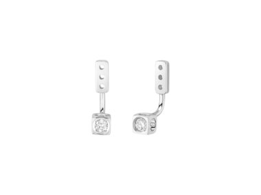 dinh van | Le Cube Diamant - Small under earrings