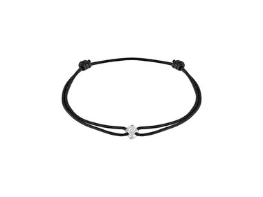 dinh van | Le Cube Diamant cord bracelet