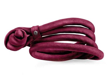 Ole Lynggaard | Silk bracelet - Wine Red
