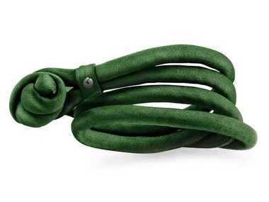 Ole Lynggaard | Silk bracelet - Emerald Green