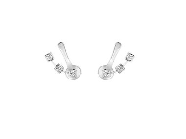 dinh van | Le Cube Diamant earrings