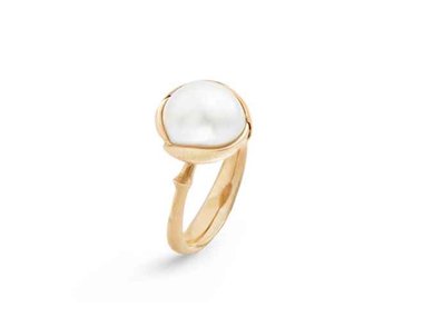 Ole Lynggaard | Lotus ring size 3 - South Sea pearl