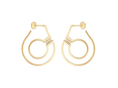 dinh van | Menottes dinh van hoop earrings - R27,5
