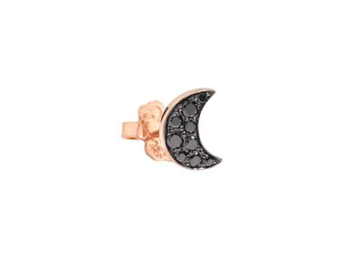 DoDo | Moon earstuds - Black diamond