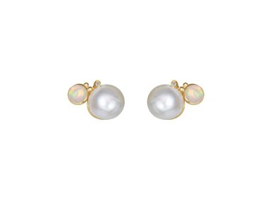 Ole Lynggaard | BoHo earrings - Pearl & Opal
