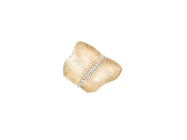 Ole Lynggaard | Leaves ring - Large with diamonds