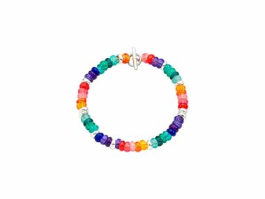 DoDo | Rainbow Rondelle Bracelet