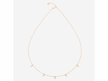 DoDo | Essentials necklace with 5 white diamonds
