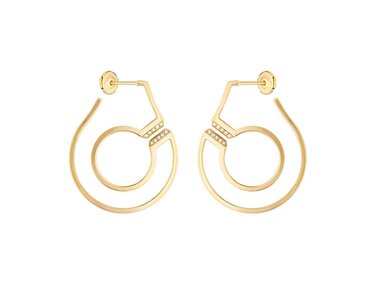 dinh van | Menottes dinh van hoop earrings - R27,5