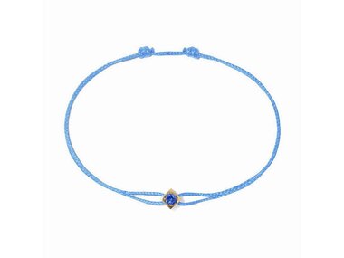 dinh van | Le Cube Saphir cord bracelet