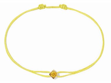 dinh van | Le Cube Saphir cord bracelet