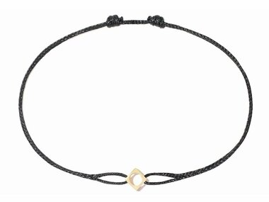 dinh van | Le Pavé small cord bracelet