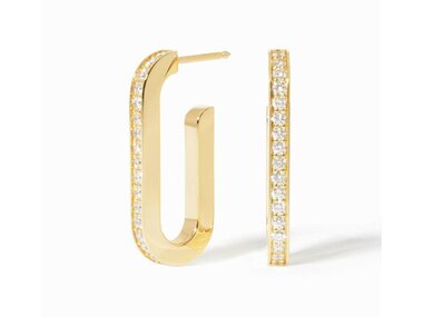 dinh van | Maillon large earrings