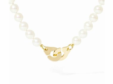 dinh van | Menottes dinh van pearl small necklace