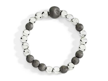 DoDo | Pepita bracelet in silver & titanium