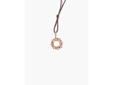 Tamara Comolli | Gypsy small Sun pendant - Candy